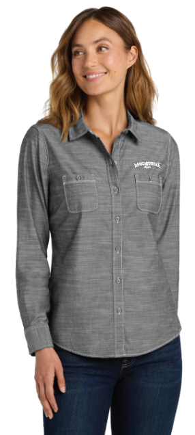 Port Authority® Women's Slub Chambray Shirt