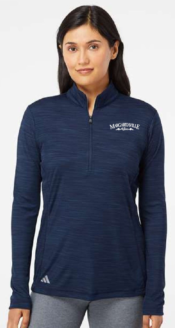 Adidas - Women's Lightweight Mélange Quarter-Zip Pullover