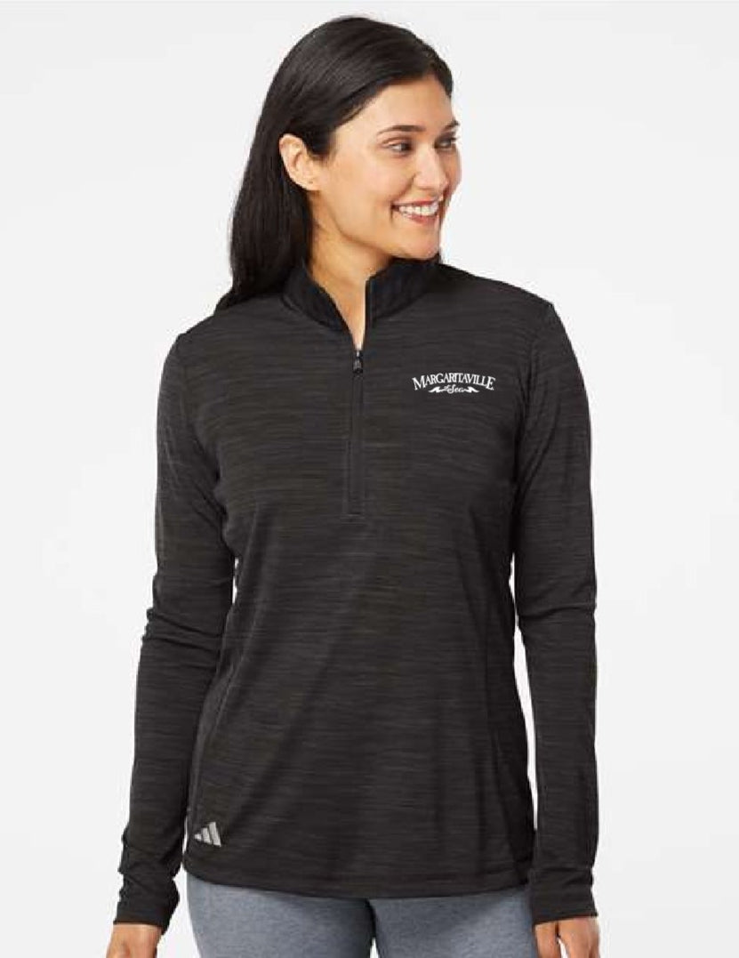 Adidas - Women's Lightweight Mélange Quarter-Zip Pullover